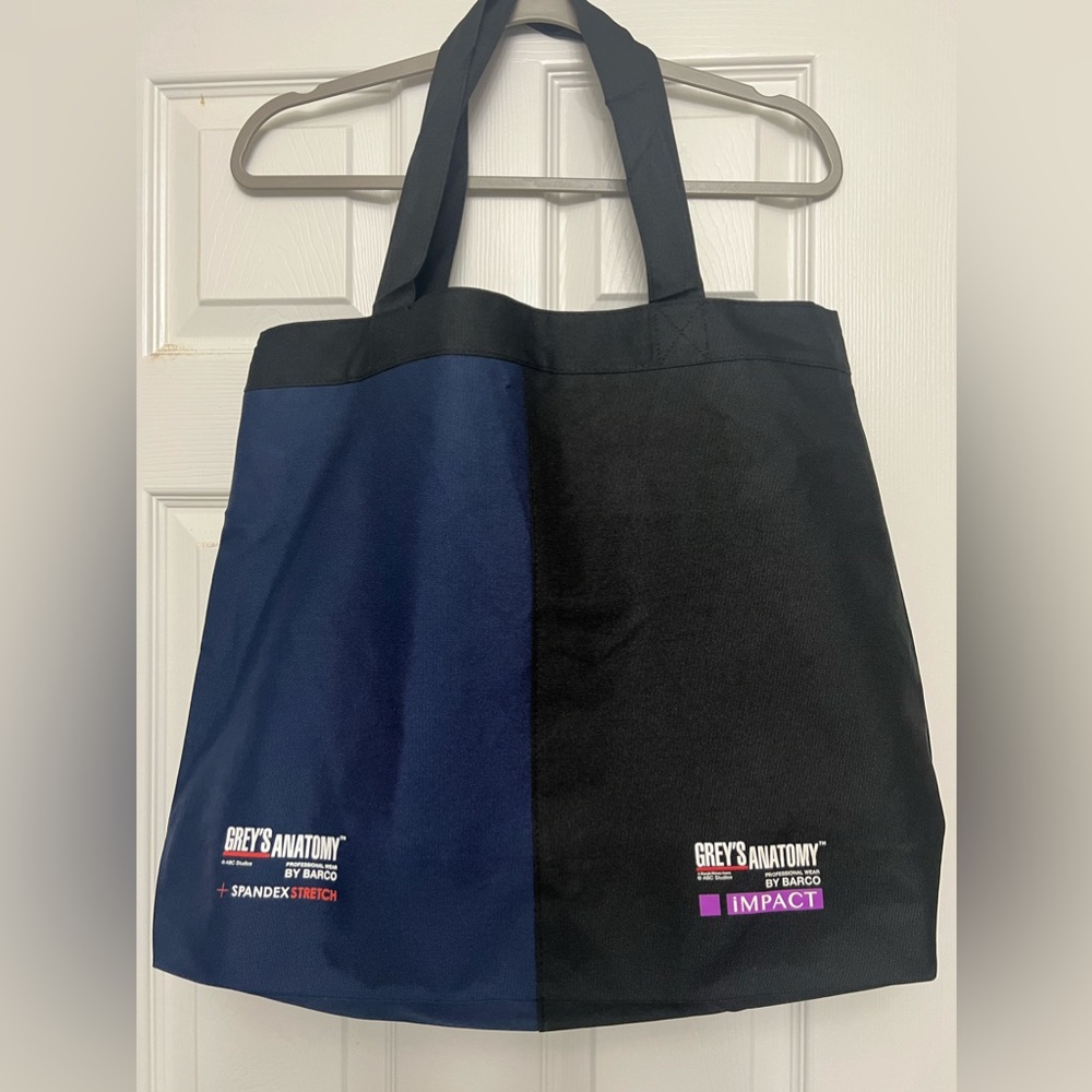 Greys Anatomy scrub brand tote